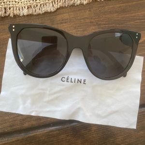 Celine 55mm Polarized Cat Eye Sunglasses